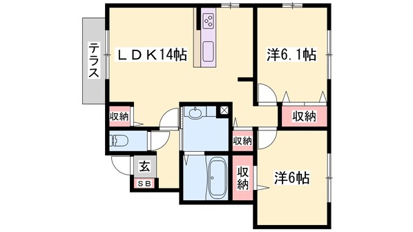 マイレ　コートⅠの物件間取画像